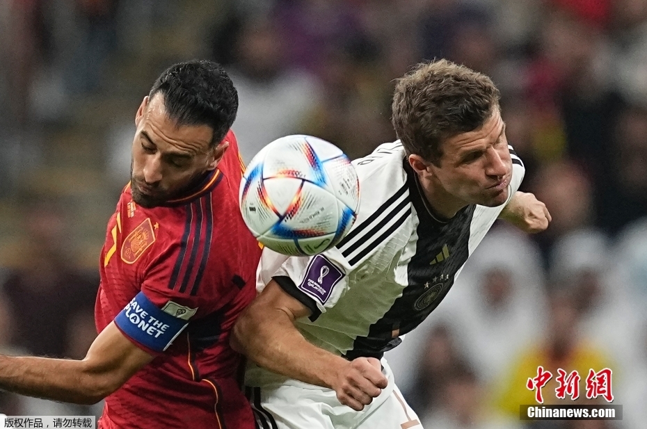 卡塔尔世界杯E组西班牙1-1德国暂列榜首 德国队晋