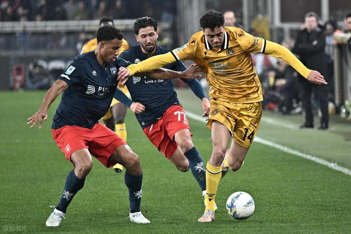 乌迪内斯客场完胜热那亚 避免连败稳居积分榜第